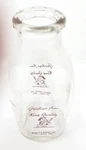 Vintage King Quality Dairy Co St Louis Missouri 1QT Milk Bottle 9" Tall Pink. Fixed Price $16.99.