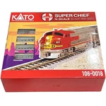 Kato 106-0018 Santa Fe Super Chief Starter Train Set W/ Track/power Pack Scale. Fixed Price $239.99.