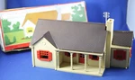 Plasticville #1701-129- 1/2 Story New England Rancher Brown Roof. Fixed Price $42.00.
