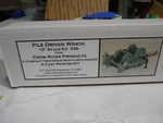 Crow Pile Driver Winch W/engine Kit O-336 ON30 Scale. Fixed Price $60.00.