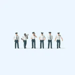 Preiser Kg 1/87 Ho Scale United States Us City Police (6) Hand Painted Figures. Fixed Price $26.55.