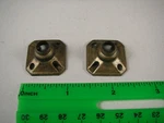 Lionel 56 Part: Lamp Post Lantern Bottom, Two Pieces, Brass, Unpainted, Nos, Exc. Fixed Price $5.49.