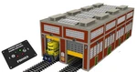 Bachmann 39114 Dual-stall Modern Engine House With Motorized Doors Kit. Fixed Price $254.08.