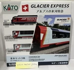 Kato 10-2026 Scale Alps Glacier Express Excellence Class 3-CAR Basic Set Rhb. Fixed Price $115.00.