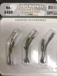 Model Power #8480 Single Highway Lamp Posts 3PCS (n Scale). Fixed Price $17.99.