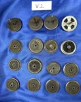 Lionel Postwar Locomotive ASSORTMENT-16 WHEELS/W2. Fixed Price $15.00.