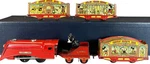Original 1935 Lionel Mickey Mouse Circus Train Set Disney Prewar Gauge C-7 Ex. Fixed Price $4000.00.