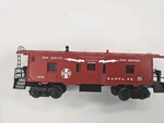 Scale Lionel 6516 Atsf Santa Fe Bay Window Caboose With Lights. Fixed Price $34.00.