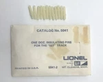 Lionel 5041 Insulating Pins For The O27 Track (10). Fixed Price $30.00.