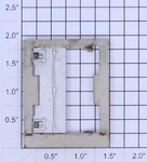 Lionel 3462-3 Gauge Metal Milk Car Door Frame With And Spring. Fixed Price $5.00.