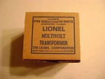 Lionel #1053 (60WATTS) Licensed Transformer Box. Fixed Price $5.95.