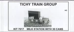 Ho Scale Tichy Train Group 7017 Railroad Trackside Milk Station Kit. Fixed Price $9.30.