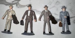 Arttista Scale Men In Suitcases Cast Iron Lot Of 4. Fixed Price $10.00.