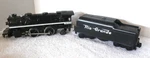 Vintage Black Lionel #8213 Steam Locomotive & Rio Grande Coal Tender Read Desc. Fixed Price $75.00.