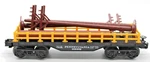 Lionel Pennsylvania 6585 Gauge Flat Car With Fences Log Utility Poles 1986. Fixed Price $21.99.