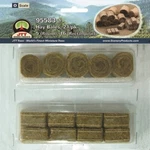 Jtt (o-scale) 95583 Hay Bales 21 Pack (5 ROUND/16 Square) Nib. Fixed Price $8.95.