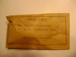 Lionel No. 148-105 Mint-sealed Envelope. Fixed Price $75.00.