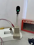 Vintage Lionel 6-2163 Auto Block Target Signal 1975 W/ 154C Contractors. Fixed Price $39.99.