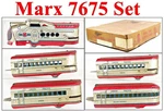 Marx 7675 M10005 Union Pacific Up Train Set W/4-ARTICULATED Cars W/box 1948-52. Fixed Price $110.00.