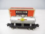 Lionel 2654 Sunoco Tank Car Silver 1938 Prewar Gauge X8199. Fixed Price $30.00.