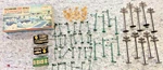 Plasticville/marx O-O/27 (50) Pieces Accessories Bachmann People W/paint Set. Fixed Price $33.76.