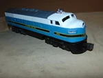 Lionel 8364 Baltimore & Ohio F-3 Unit Lighted Non Power Dummy Diesel. Fixed Price $105.00.