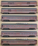 Williams Pennsylvania Broadway Limited 80' 6-CAR Alum. Passenger Set O-gauge *. Fixed Price $329.99.