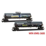 Micro Trains Scale Procor Weathered Tank Cars 2 Pack Jewel Cases 98305086. Fixed Price $81.39.