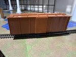 ON30 Model Train Boxcar With Trucks And Knuckle Couplers - Several Color Options. Fixed Price $25.99.