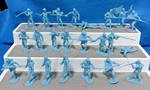 $5 Off Marx Reissue Civil War Union Toy Soldiers, 23 In 10 POSES(54MM)LIGHT Blue. Fixed Price $11.95.
