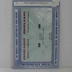 Microscale Decals: Engelhard Tank Car 42' 1979+. Fixed Price $8.50.