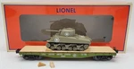 Lionel 1926752 Us Army 40' Flatcar With Sherman Tank #35359 Ex/box. Fixed Price $108.09.
