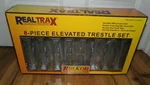 Mth Rail King 40-1047 Realtrax Elevated Subway Trestle 8-PIECE Set Original Box. Fixed Price $49.99.