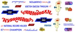 Hydrophobia 1967 National Champion Nhra Drag 1/43RD Scale Waterslide Decals. Fixed Price $6.75.