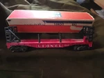 Lionel 6477 Flat Car Red Vintage 1959 Original Box. Fixed Price $19.60.