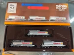 Marklin Mini Club 82201 Shell Tankers 25 Year Edition 3 Piece Set. Fixed Price $190.00.