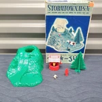 Vtg Mcm Bachmann Storytown Usa Jack & Jill Set 5012 With Original Box Incomplete. Fixed Price $99.95.