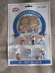 Model Power 6180 Utility Workers / O-27 Scale Figures Layout Accessory Nos. Fixed Price $14.00.