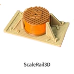 Ho Scale Cable Drum (yellow) Flat Car Load (3) Ready To Run (rtr). Fixed Price $21.99.