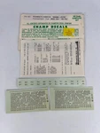 Champion Decals Ho Scale #PH-82 Pennsylvania Broadway Limited Passenger. Fixed Price $5.09.