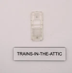 Lionel Clear 2531-12 Rear Observation Car Door New. Fixed Price $5.50.
