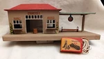 Kibri For Italian Mkt 0/52 Tin Litho Railway Station 1953-1954, Germany, Very. Fixed Price $44.64.
