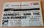 Cuban Missile Crisis Newspaper Cold War United States Of America Russia Jfk. Fixed Price $11.92.