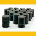 55 Gallon Drum Dark Gray Quantity 16 Resin Scale 1/48 ON30 Lionel O-27. Fixed Price $9.95.
