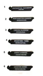 AC4764: Replica Bing 0/1 Gauge Train Direction Indicator Boards For Stand. Fixed Price $17.03.