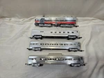 American Flyer Train Set No. 5205W Chrome Silver Streak W/ & Car Boxes. Fixed Price $399.99.