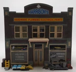 Woodland Scenics PF5891 Harrison's Hardware Building - Assembled Ex. Fixed Price $69.99.