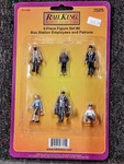 Mth/railking #30-1048 1:48 6-PIECE Figure Set Bus Station People Scale. Fixed Price $19.99.