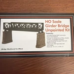 Mth Ho Scale Girder Bridge Kit Unpainted New Sealed. Fixed Price $22.00.