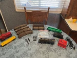 Vtg. Lionel Wabash Cannonball Train Set #6-1081 O27 Scale, Untested, Extra Parts. Fixed Price $110.00.